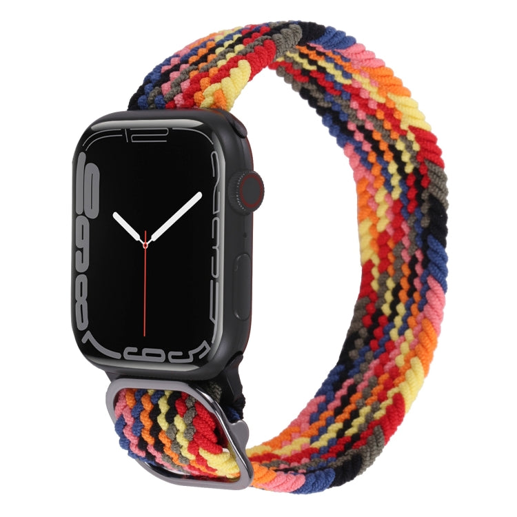 Nylon Braid Strap Watchband For Apple Watch Series, 7 45mm / 6&SE&5&4 44mm / 3&2&1 42mm