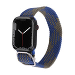 Nylon Braid Strap Watchband For Apple Watch Series, 7 45mm / 6&SE&5&4 44mm / 3&2&1 42mm