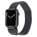 Nylon Braid Strap Watchband For Apple Watch Series, 7 45mm / 6&SE&5&4 44mm / 3&2&1 42mm