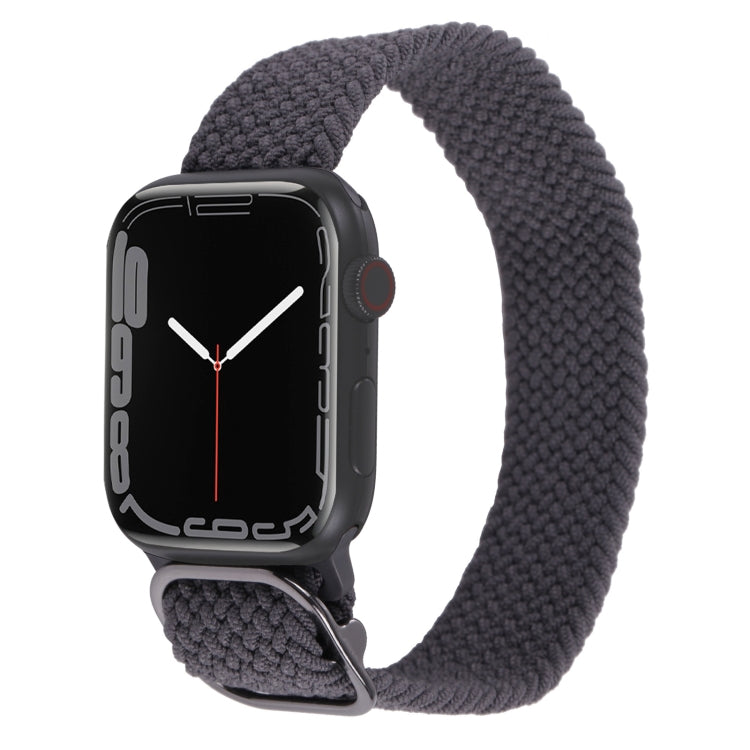 Nylon Braid Strap Watchband For Apple Watch Series, 7 45mm / 6&SE&5&4 44mm / 3&2&1 42mm