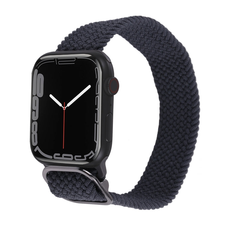 Nylon Braid Strap Watchband For Apple Watch Series, 7 45mm / 6&SE&5&4 44mm / 3&2&1 42mm