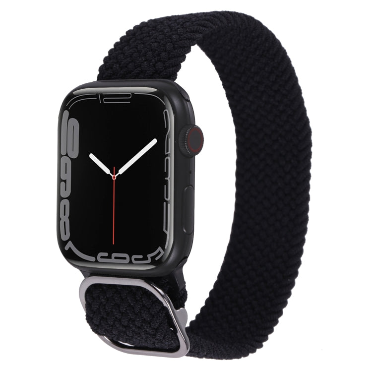 Nylon Braid Strap Watchband For Apple Watch Series, 7 45mm / 6&SE&5&4 44mm / 3&2&1 42mm