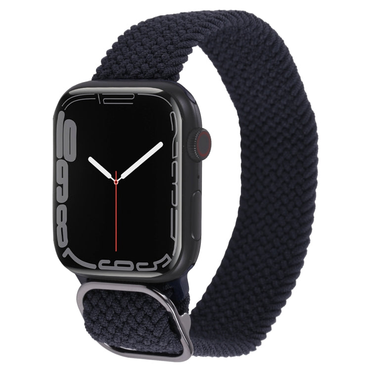 Nylon Braid Strap Watchband For Apple Watch Series, 7 45mm / 6&SE&5&4 44mm / 3&2&1 42mm