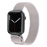 Nylon Braid Strap Watchband For Apple Watch Series, 7 45mm / 6&SE&5&4 44mm / 3&2&1 42mm