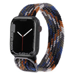 Nylon Braid Strap Watchband For Apple Watch Series, 7 45mm / 6&SE&5&4 44mm / 3&2&1 42mm