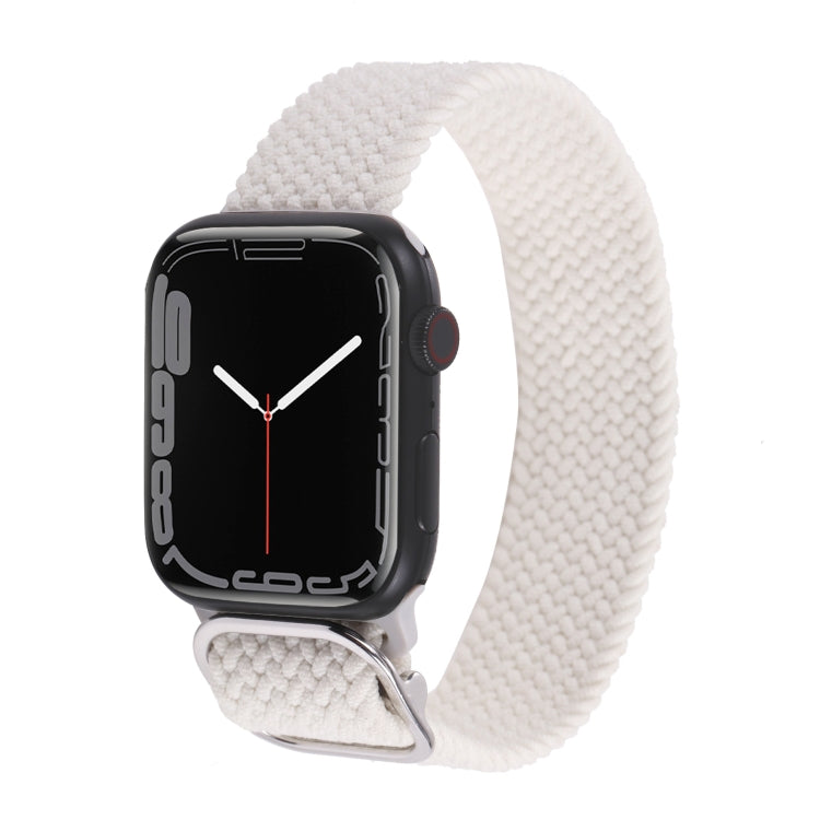Nylon Braid Strap Watchband For Apple Watch Series, 7 45mm / 6&SE&5&4 44mm / 3&2&1 42mm