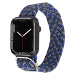 Nylon Braid Strap Watchband For Apple Watch Series, 7 45mm / 6&SE&5&4 44mm / 3&2&1 42mm