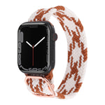 Nylon Braid Strap Watchband For Apple Watch Series, 7 45mm / 6&SE&5&4 44mm / 3&2&1 42mm