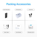 Q1 Intelligent HD Noise Reduction Voice Control Recorder, 8GB, 16GB, 32GB
