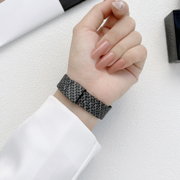 Small Waist Carbon Fiber Strap Watchband For Apple Watch Series, 7 41mm / 6&SE&5&4 40mm / 3&2&1 38mm