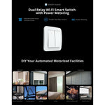 وحدة مفتاح ذكي واي فاي Sonoff DUALR3 للتحكم بطريقتين، DUALR3