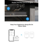 وحدة مفتاح ذكي واي فاي Sonoff DUALR3 للتحكم بطريقتين، DUALR3