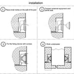 LED Recessed Swimming Pool Light Underwater Light Source, 24W
