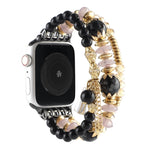 Pearl Strap Watchband For Apple Watch Series, 7 41mm / 6&SE&5&4 40mm / 3&2&1 38mm, 7 45mm / 6&SE&5&4 44mm / 3&2&1 42mm