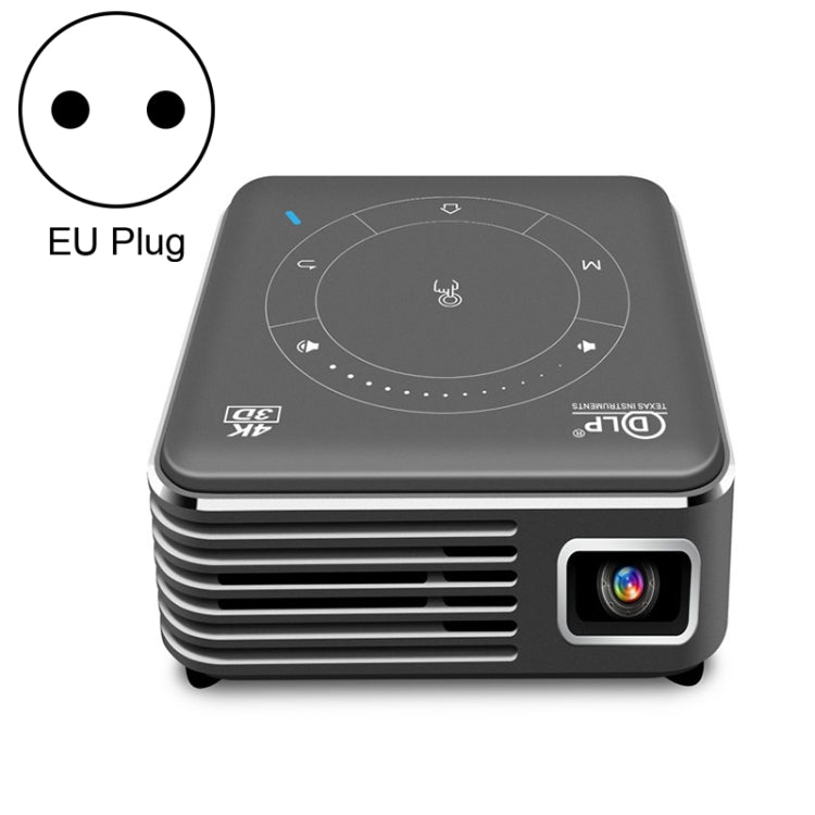 جهاز عرض ذكي P11 بدقة 854x480 DLP مع تحكم عن بعد بالأشعة تحت الحمراء، أندرويد 9.0، 4 جيجابايت + 32 جيجابايت، قابس أوروبي، قابس أمريكي، قابس بريطاني، قابس أسترالي