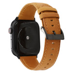Oil Wax Crazy Horse Texture Genuine Leather Strap, For Apple Watch Series, For Apple Watch Series 5