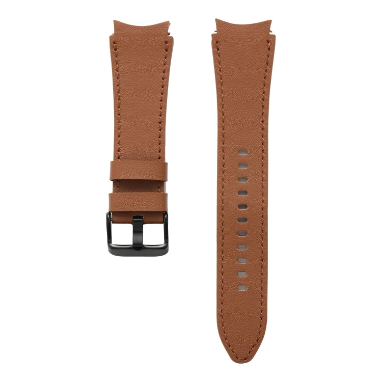 Double-sided Leather Watchband, For Samsung Galaxy Watch4 40mm/44mm