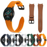 Double-sided Leather Watchband, For Samsung Galaxy Watch4 40mm/44mm
