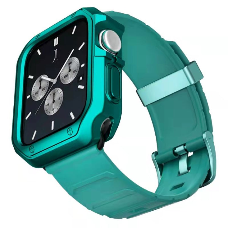 Silicone Watchband + Watch Case Set, For Apple Watch Series 9 / 8 / 7 41mm, For Apple Watch Series 9 / 8 / 7 45mm