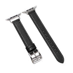 14mm Cowhide Leather Watchband For Apple Watch Series, 7 41mm/6&SE&5&4 40mm/3&2&1 38mm, 7 45mm/6&SE&5&4 44mm/3&2&1 42mm