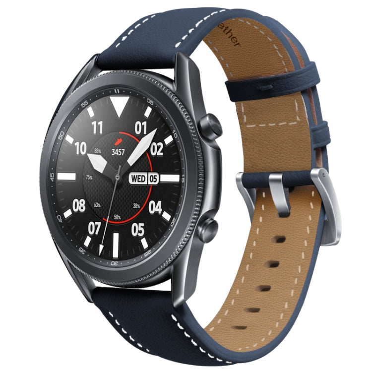 Leather Strap Watchband, For Samsung Galaxy Watch4 40mm/44mm