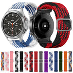 Geflochtenes Nylon-Elastikarmband, für Samsung Galaxy Watch4 40 mm/44 mm, für Samsung Galaxy Gear S3