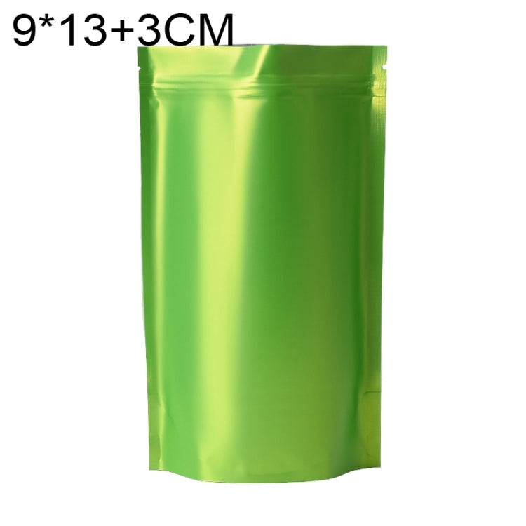 100 PCS/Set Matte Aluminum Foil Snack Stand-up Pouch, 8x12+3cm, 9x13+3cm, 10x15+3cm, 12x20+4cm