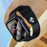 ROCK 2 in 1 PC Frame + Tempered Glass Protector Case, For Apple Watch Series 9 / 8 / 7 41mm, For Apple Watch Series 9 / 8 / 7 45mm