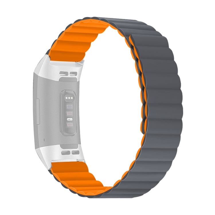 Silicone Magnetic Watchband, For Fitbit Charge 2, For Fitbit Charge 3 / 4, For Fitbit Charge 5, For Huawei Band B6