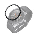 Lünettenring aus Edelstahl mit Blumenmuster, passend für Samsung Galaxy Watch 46 mm