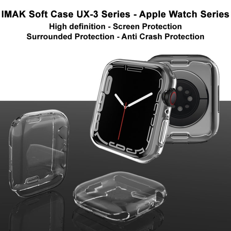 imak UX-3 Series TPU Protective Case For Apple Watch Series 9 / 8 / 7 41mm, For Apple Watch Series 9 / 8 / 7 41mm, For Apple Watch Series 9 / 8 / 7 45mm