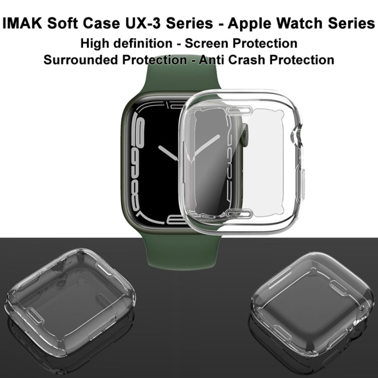 imak UX-3 Series TPU Protective Case For Apple Watch Series 9 / 8 / 7 41mm, For Apple Watch Series 9 / 8 / 7 41mm, For Apple Watch Series 9 / 8 / 7 45mm