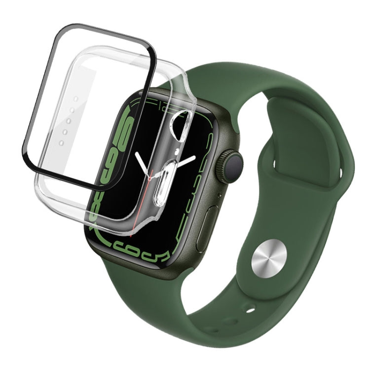 imak PC Case with Tempered Glass Film, For Apple Watch Series 9 / 8 / 7 41mm, For Apple Watch Series 9 / 8 / 7 45mm