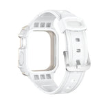 سوار ساعة متكامل بدرع ثنائي اللون لسلسلة Apple Watch، 7 41mm / 6&SE&5&4 40mm، 7 45mm / 6&SE&5&4 44mm