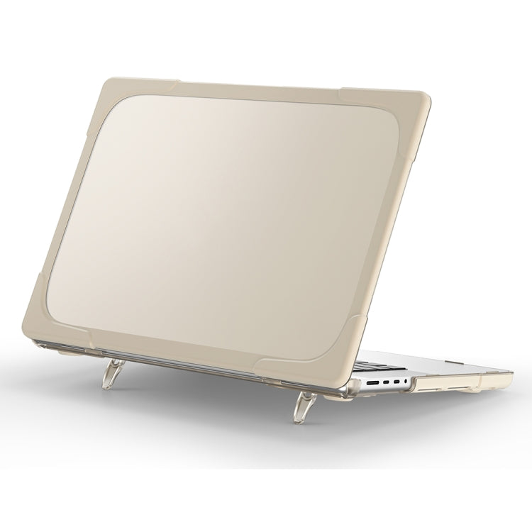 غطاء حماية للابتوب بلونين من TPU + PC، لماك بوك برو 14.2 بوصة A2442 2021