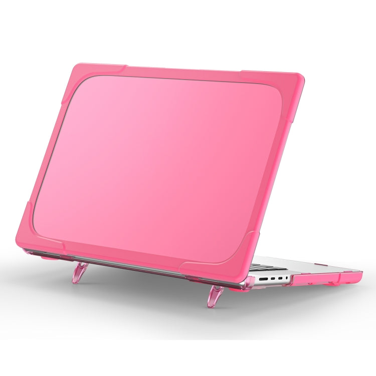غطاء حماية للابتوب بلونين من TPU + PC، لماك بوك برو 14.2 بوصة A2442 2021