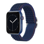 W Texture Nylon Strap For Apple Watch Series, 7 41mm / 6&SE&5&4 40mm / 3&2&1 38mm, 7 45mm / 6&SE&5&4 44mm / 3&2&1 42mm