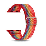 W Texture Nylon Strap For Apple Watch Series, 7 41mm / 6&SE&5&4 40mm / 3&2&1 38mm, 7 45mm / 6&SE&5&4 44mm / 3&2&1 42mm