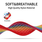 W Texture Nylon Strap For Apple Watch Series, 7 41mm / 6&SE&5&4 40mm / 3&2&1 38mm, 7 45mm / 6&SE&5&4 44mm / 3&2&1 42mm