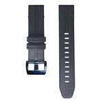 Silicone + Leather Quick Release Watchband, For Garmin Fenix 7, For Garmin Fenix 7X