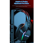 awei GM-1 USB + 3.5mm Ambient Light Gaming Headset with Microphone, GM-1