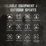 NORTH EDGE APACHE-46 Outdoor Waterproof Men Multifunction Digital Smart Sports Watch, Nylon Strap