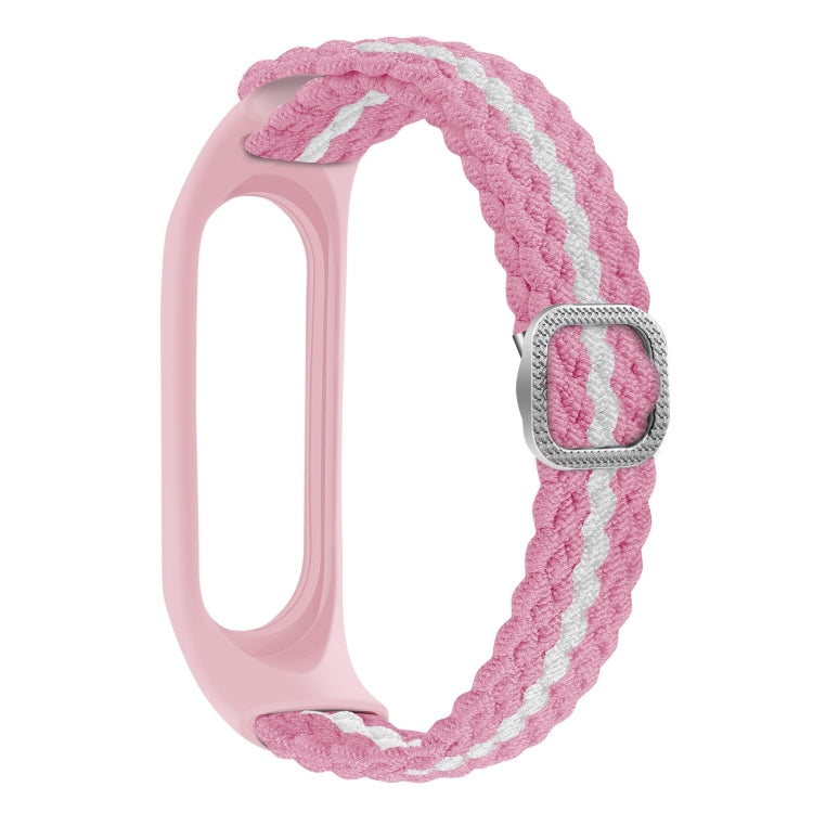 Stripe Braided Watchband, For Xiaomi Mi Band 6 / 5, For Xiaomi Mi Band 4 / 3