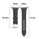 Genuine Leather Watchband, Size: Free Size For Apple Watch Series 7 45mm / 6&SE&5&4 44mm / 3&2&1 42mm, Size: Free Size For Apple Watch Ultra 49mm / Series 8&7 45mm / SE 2&6&SE&5&4 44mm / 3&2&1 42mm
