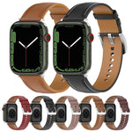 Genuine Leather Watchband, Size: Free Size For Apple Watch Series 7 45mm / 6&SE&5&4 44mm / 3&2&1 42mm, Size: Free Size For Apple Watch Ultra 49mm / Series 8&7 45mm / SE 2&6&SE&5&4 44mm / 3&2&1 42mm