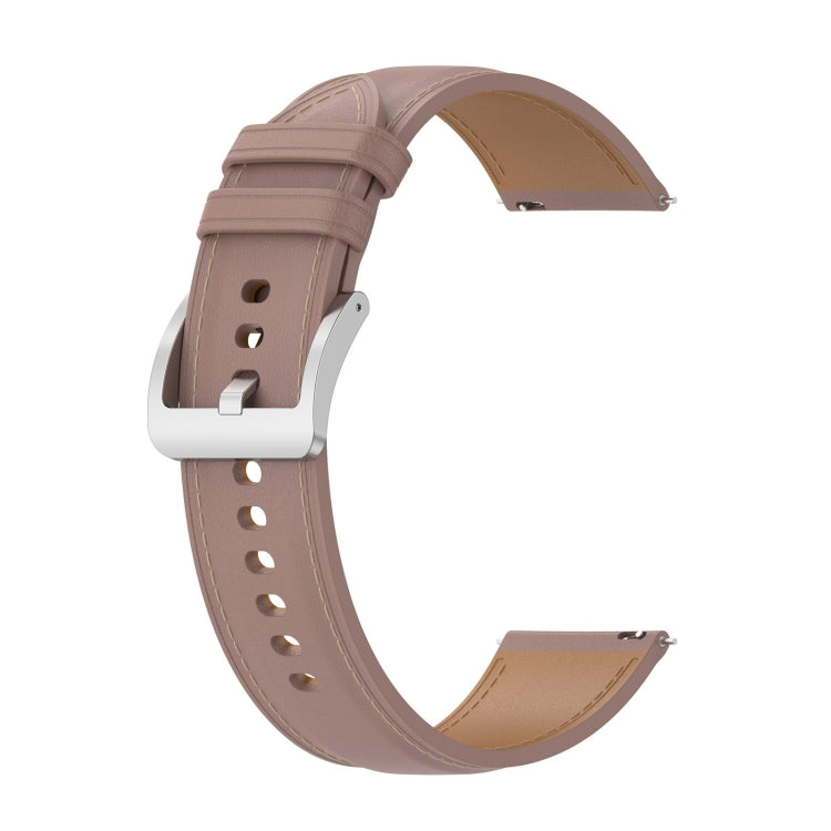 20mm Genuine Leather Watch Strap for Samsung Galaxy Watch4/Watch3 41mm/Active2/Huawei/Gaming Watch etc.
