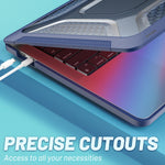 غطاء حماية للابتوب بنمط خلية النحل من PC + TPU، لماك بوك برو 13.3 بوصة A2338 / A2289 / A2251 (2020)، لماك بوك برو 16 بوصة A2141
