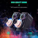 ONIKUMA L6 RGB Lighting Computer Audio with Bluetooth Function, L6