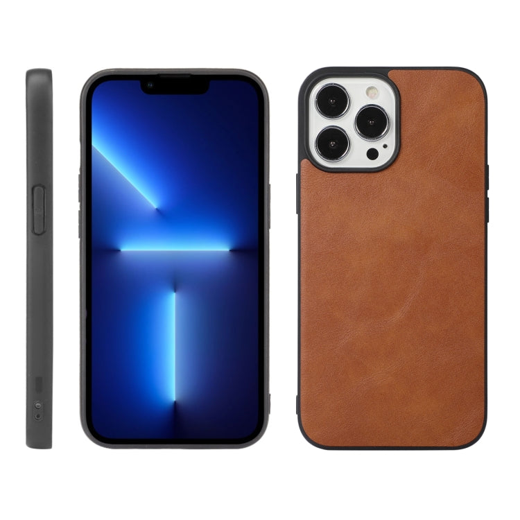 Cowhide Texture PU Phone Case, For iPhone 13, For iPhone 13 Pro, For iPhone 13 Pro Max