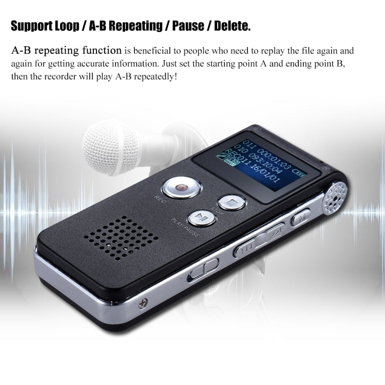 مسجل صوت رقمي USB مع مشغل WAV MP3 ووظيفة VAR، SK-012 4GB، SK-012 16GB، SK-012 32GB